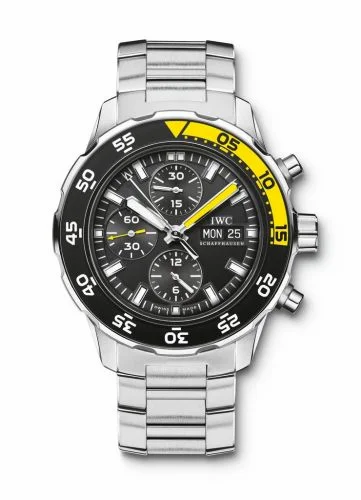 IWC Aquatimer Chronograph Stainless Steel / Black / Bracelet IW3767-08 (3767-08, IW376708)